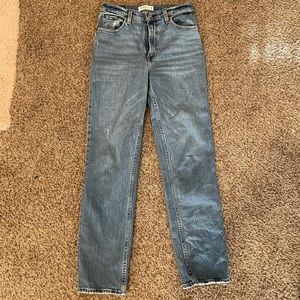 Abercrombie ultra high rise 90s straight jeans